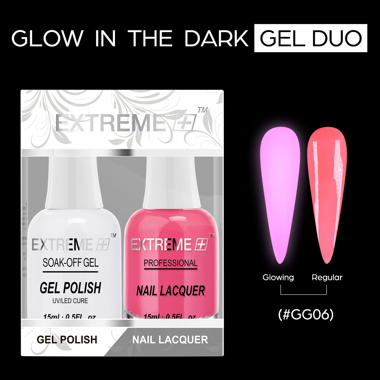 EXTREME+ Glow in the Dark Gel Matching Lacquer - #006