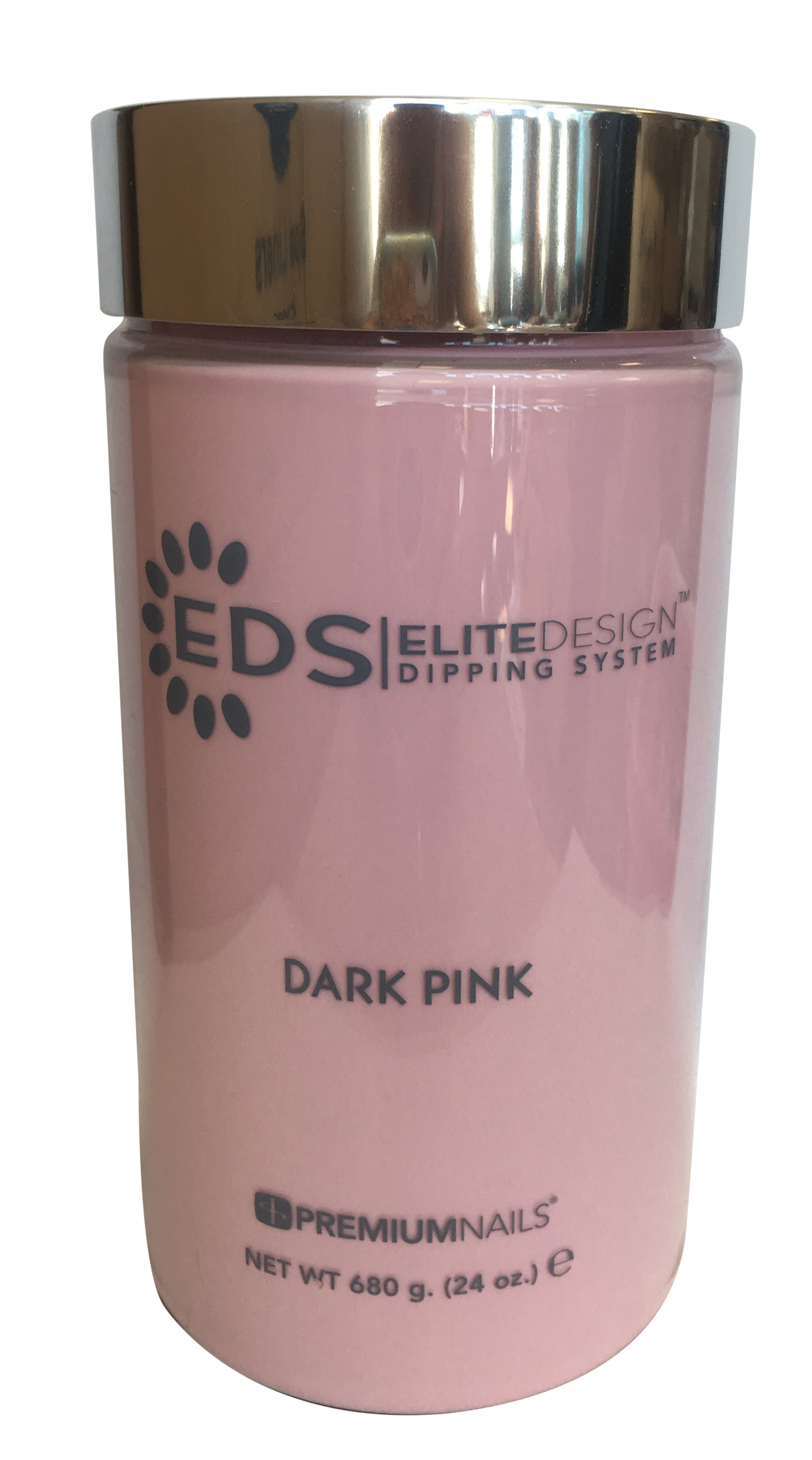 Premium Nails - Elite Design Dipping Powder Pink &amp; White 24 Oz - Dark Pink