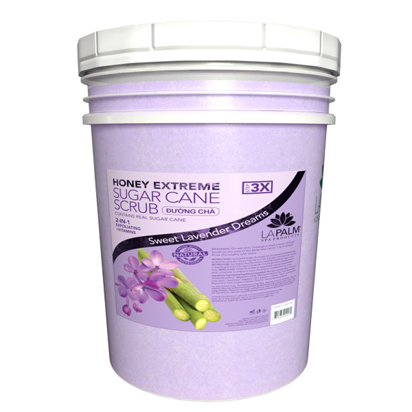 La Palm Honey Extreme Sugar Scrub Bucket - Sweet Lavender Dreams