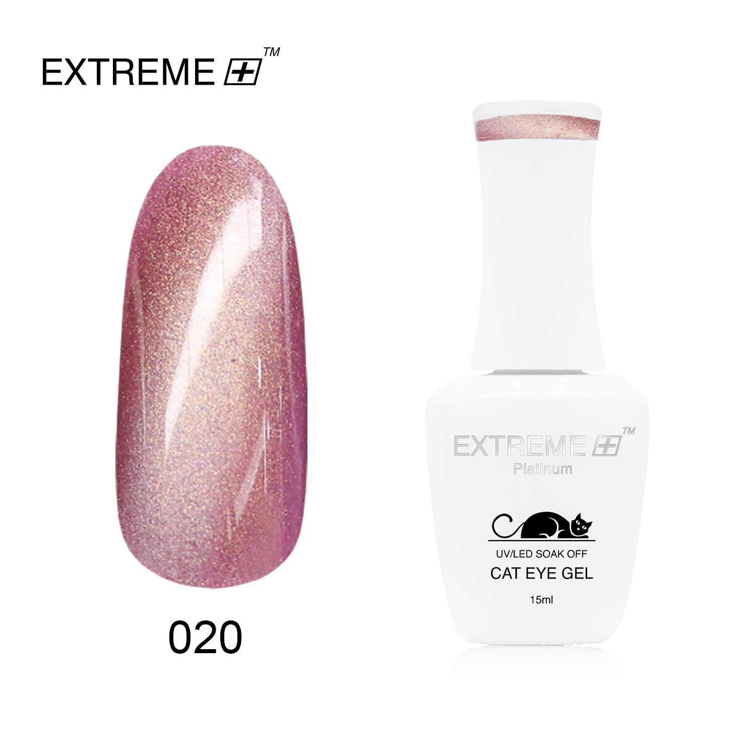 EXTREME+ Platinum CAT EYE Gel #020