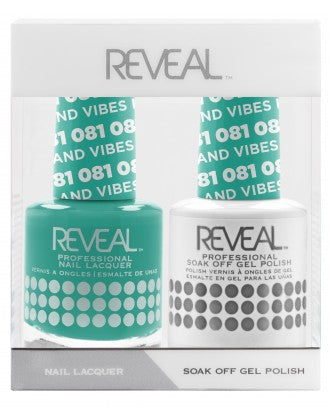 Bộ đôi sơn bóng và gel Reveal - 081 Island Vibes