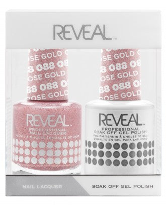 Bộ đôi sơn bóng và gel Reveal - 088 Rose Gold Gaze