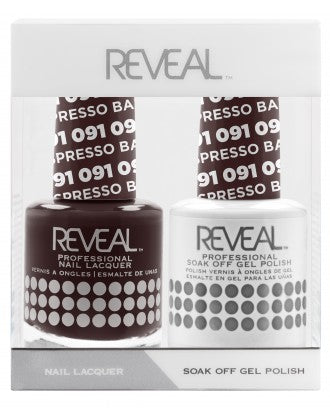 Bộ đôi sơn mài và gel Reveal - 091 Espresso Bar