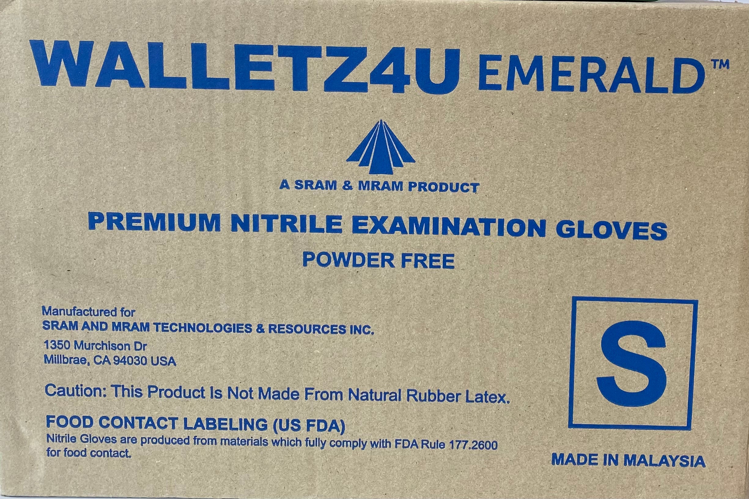 Găng tay Walletz4u, Găng tay thi Nitrile không bột - Cỡ nhỏ***ĐANG BÁN $55/THÙNG*** 