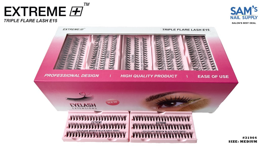 Extreme Triple Flare Lash E15 - Trung bình