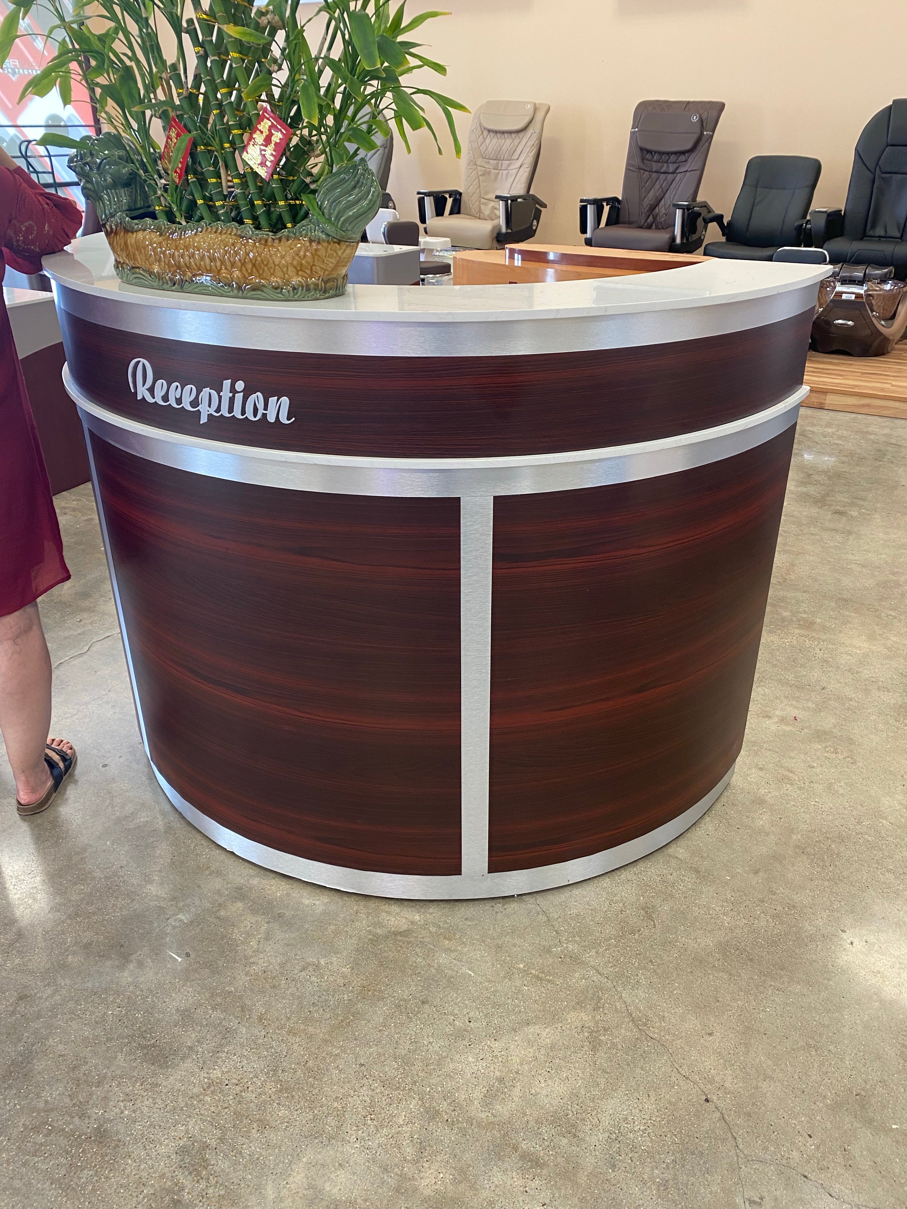 Reception Desk - RB21 - Cherry Wood