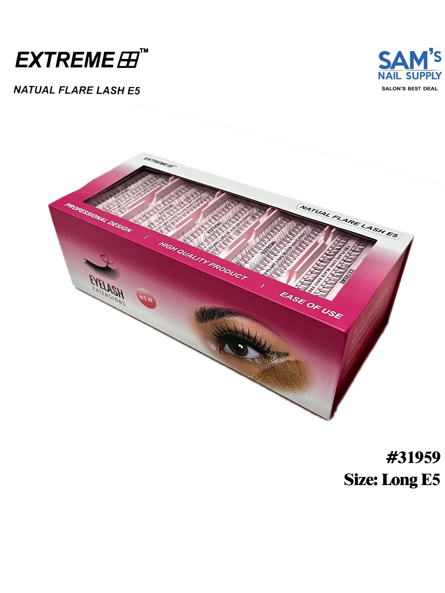 Extreme Natural Flare Lash Knot Free E5 - Dài