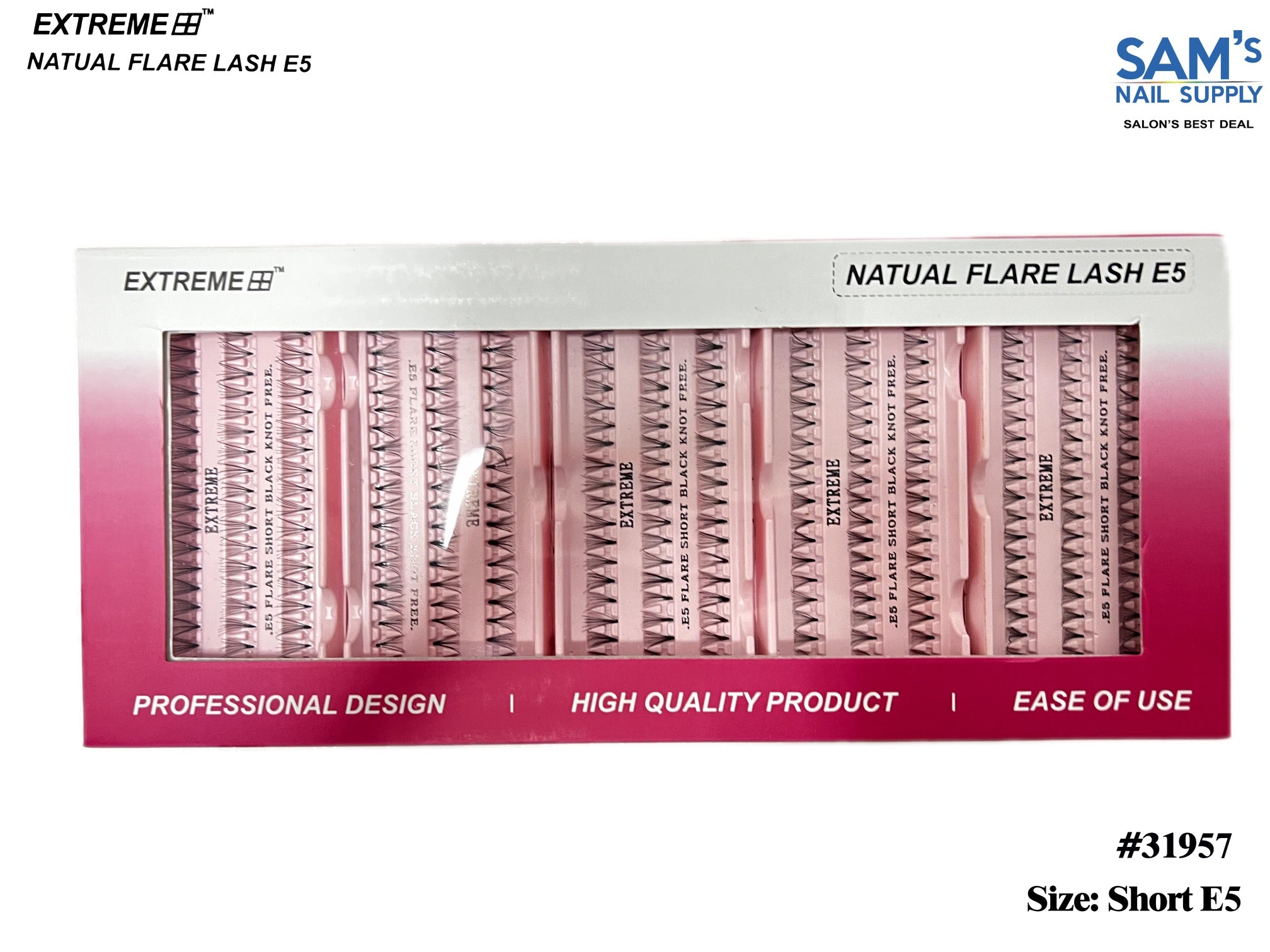 Extreme Natural Flare Lash Knot Free E5 - Ngắn