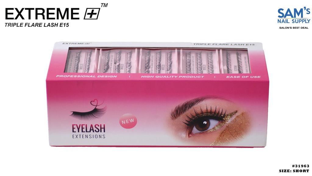 Extreme Triple Flare Lash E15 - Ngắn