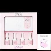 Kiara Sky GELLY TIPS STARTER KIT - COFFIN MEDIUM - Gồm Đèn Led Mini Flash Cure 