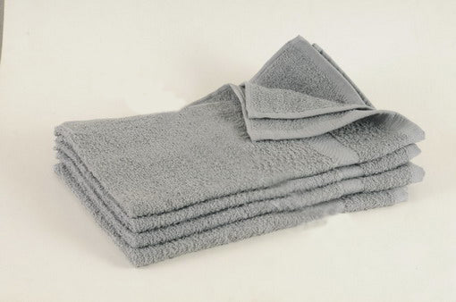 12 PCS Magna Plus Cotton Towels 100% Cotton - Silver Grey