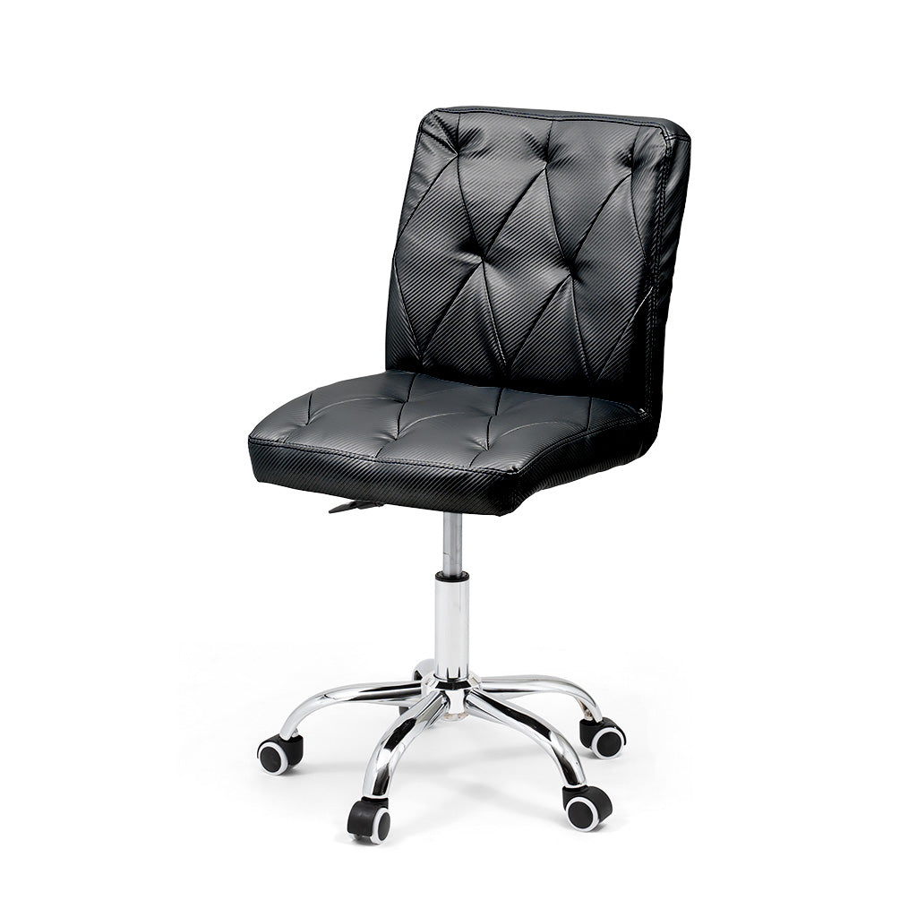 Technician Stool 630 Manicure Carbon Fiber - Black