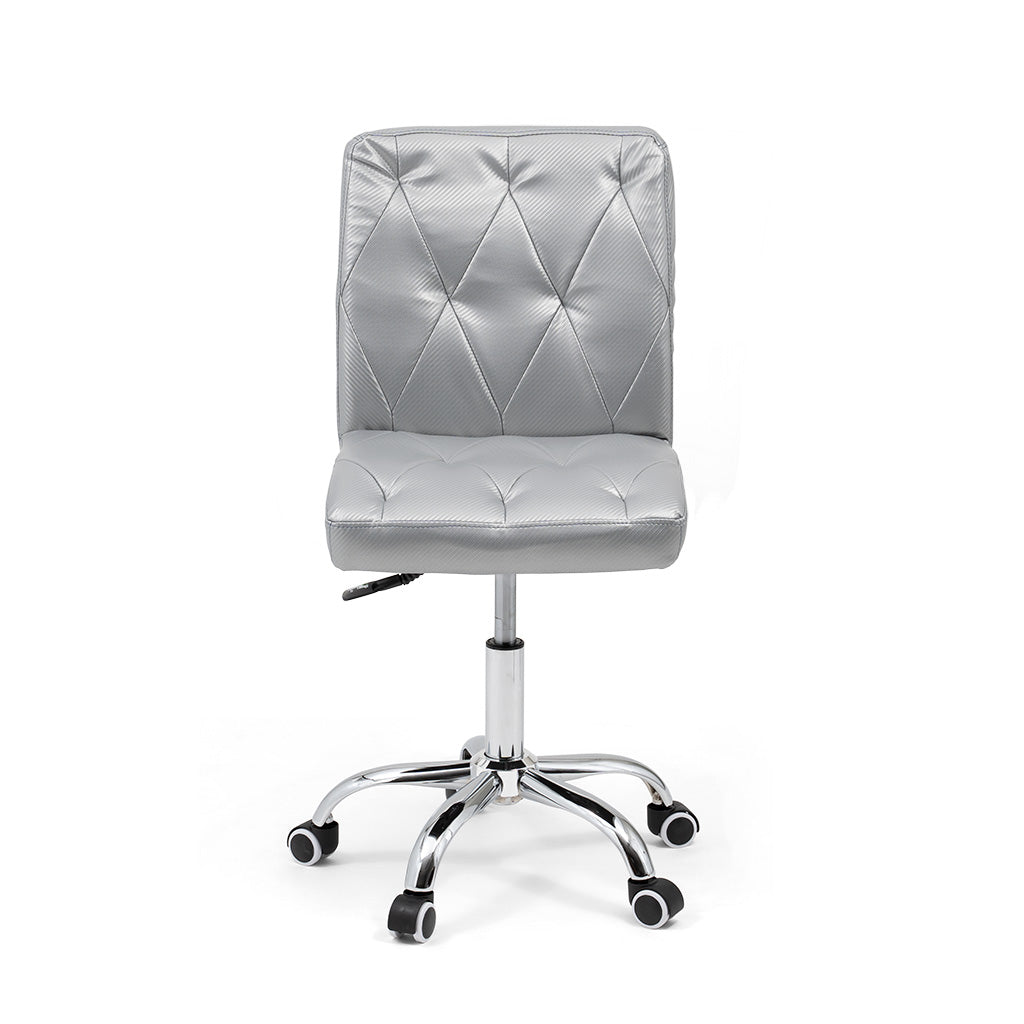 Technician Stool 630 Manicure Carbon Fiber - Gray