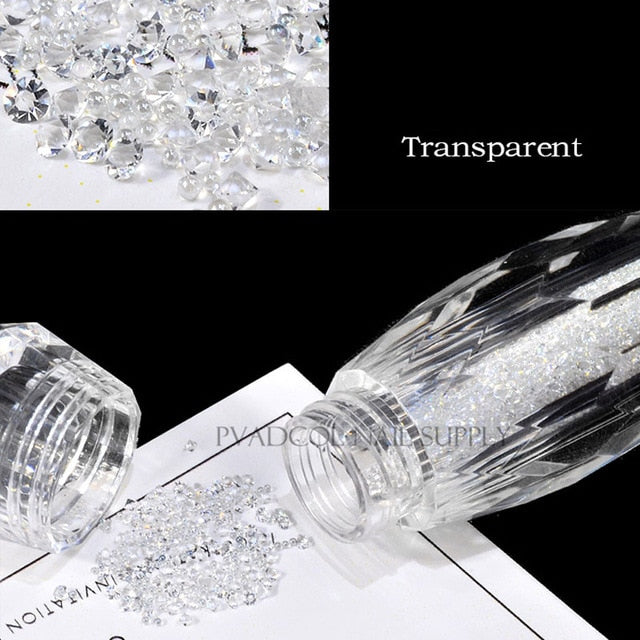 Lấp Lánh Pixie Móng Tay Pha Lê Micro Hạt Nhiều Màu AB 3D Móng Tay Nghệ Thuật Trang Trí Kim Cương Giả Phụ Kiện Làm Móng Tay|Thạch Anh &amp; Trang Trí